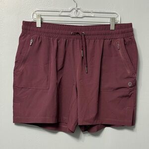 Mondetta Women's Burgundy Athletic Shorts